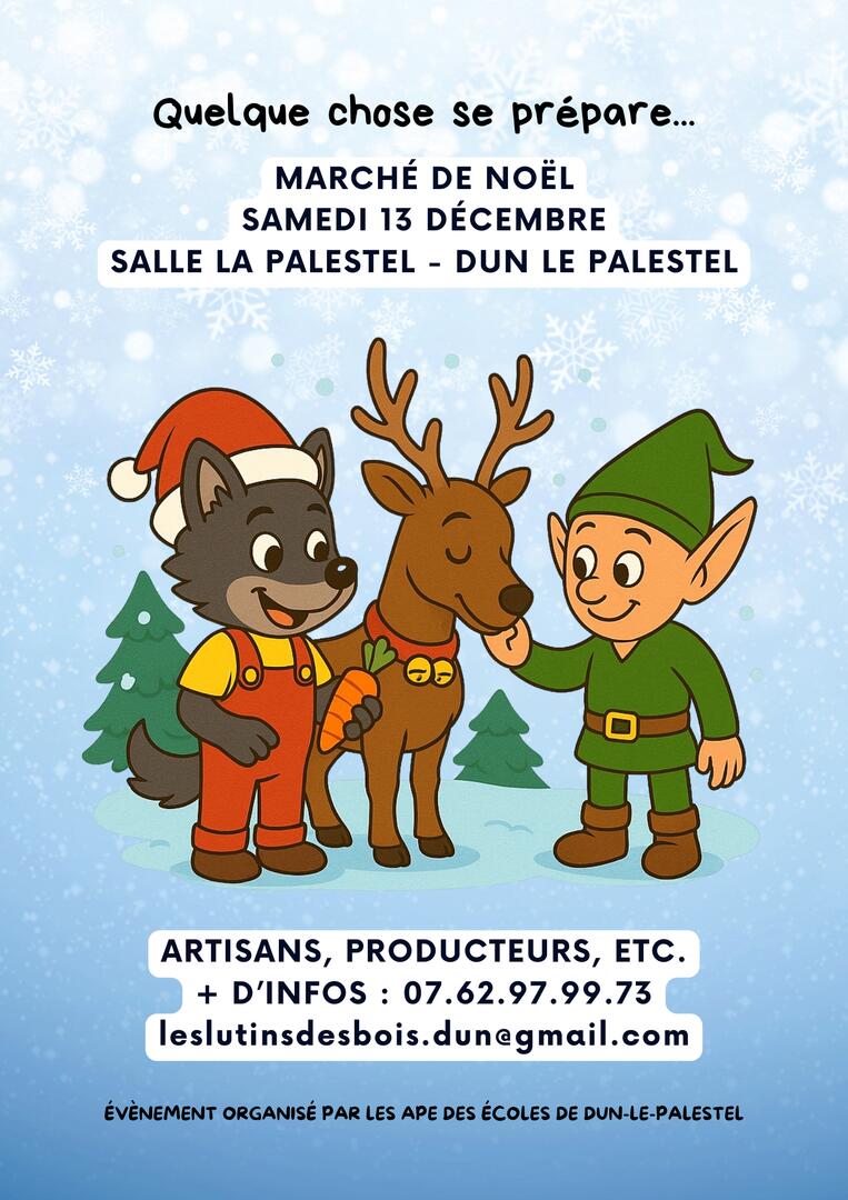 Affiche Noël événement rouge - 7