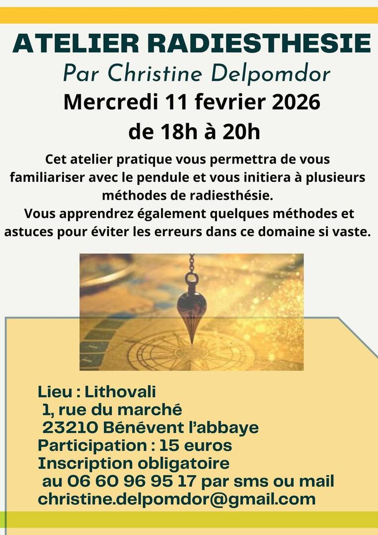 Atelier Radiesthesie