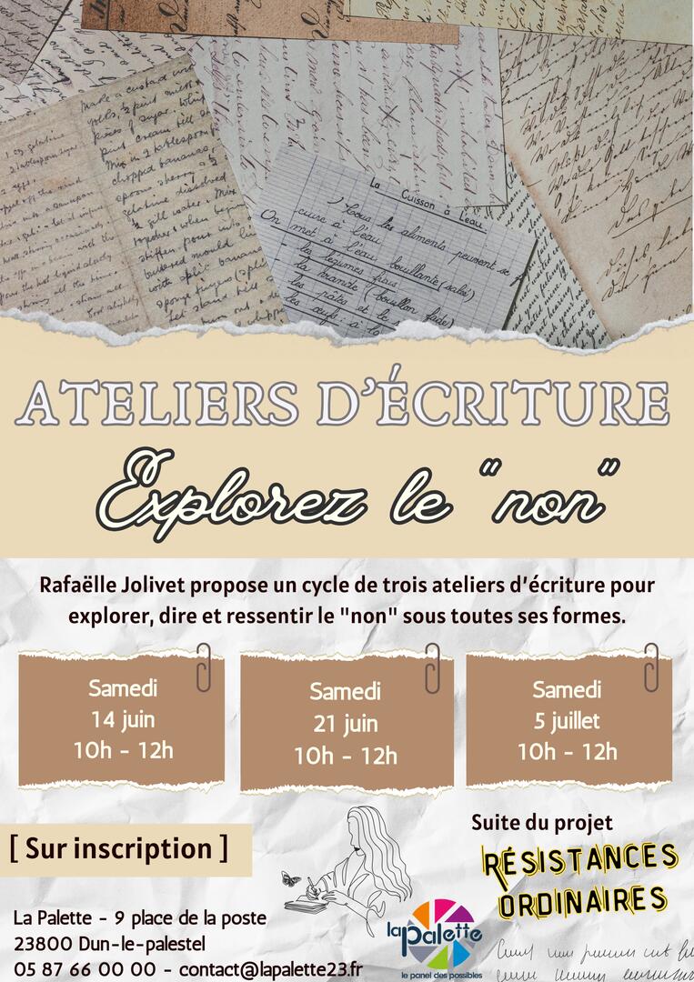 Ateliers écriture - 1