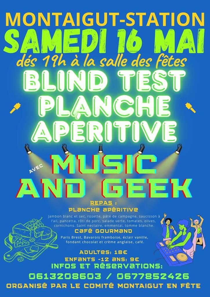 Blind test Montaigut le Blanc