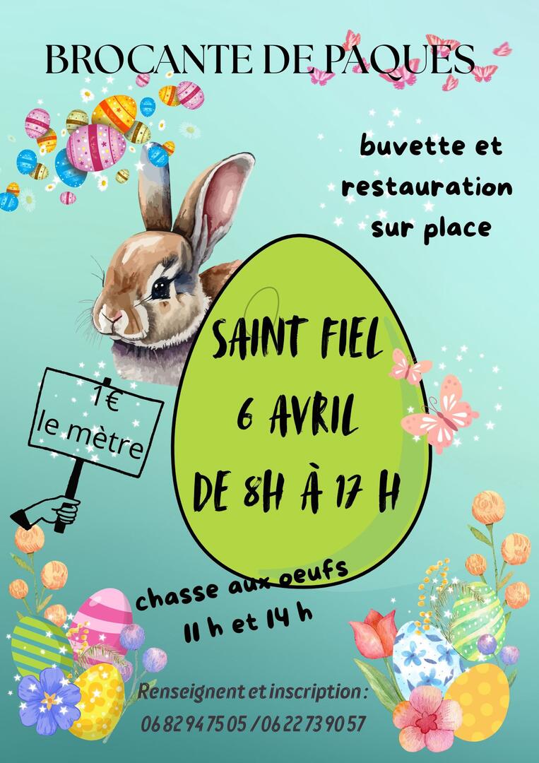 Brocante de Pâques St -fiel