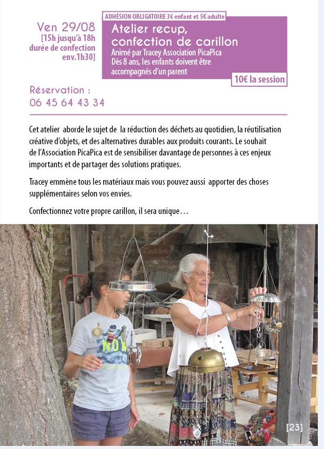 Capture atelier recup