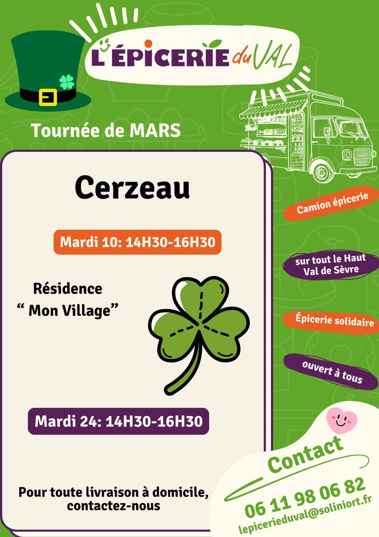 Tournée Cerzeau mars
