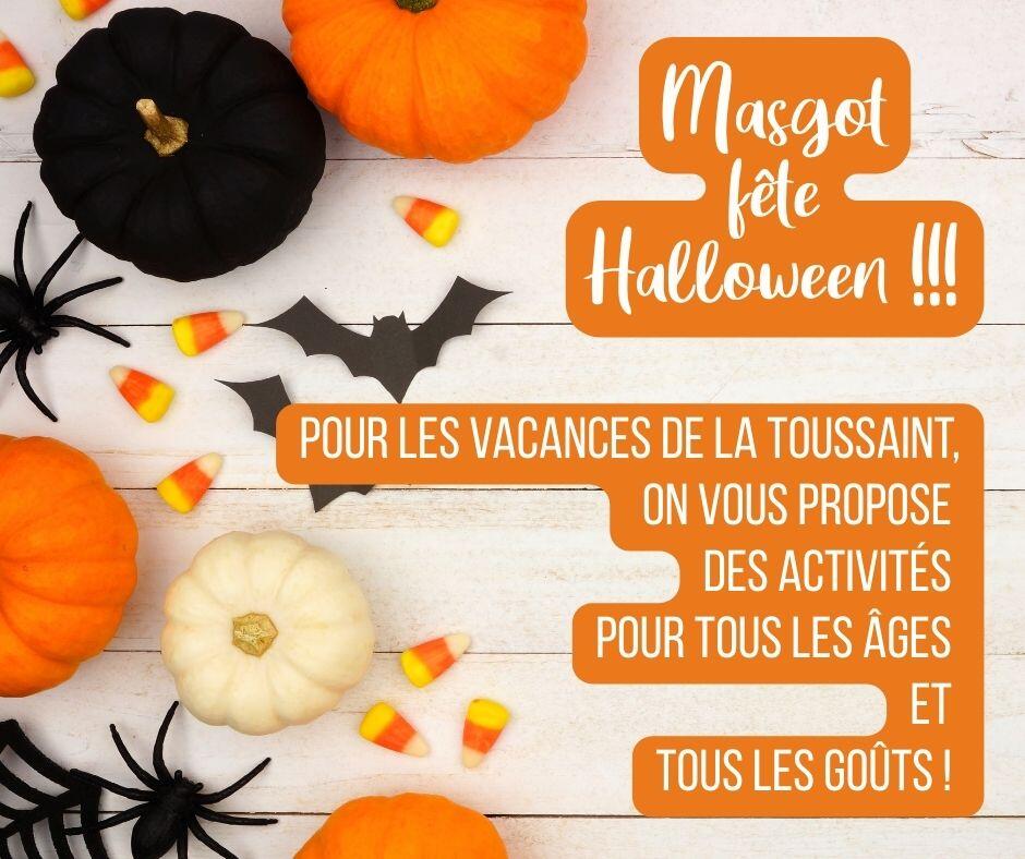Masgot fête Halloween !