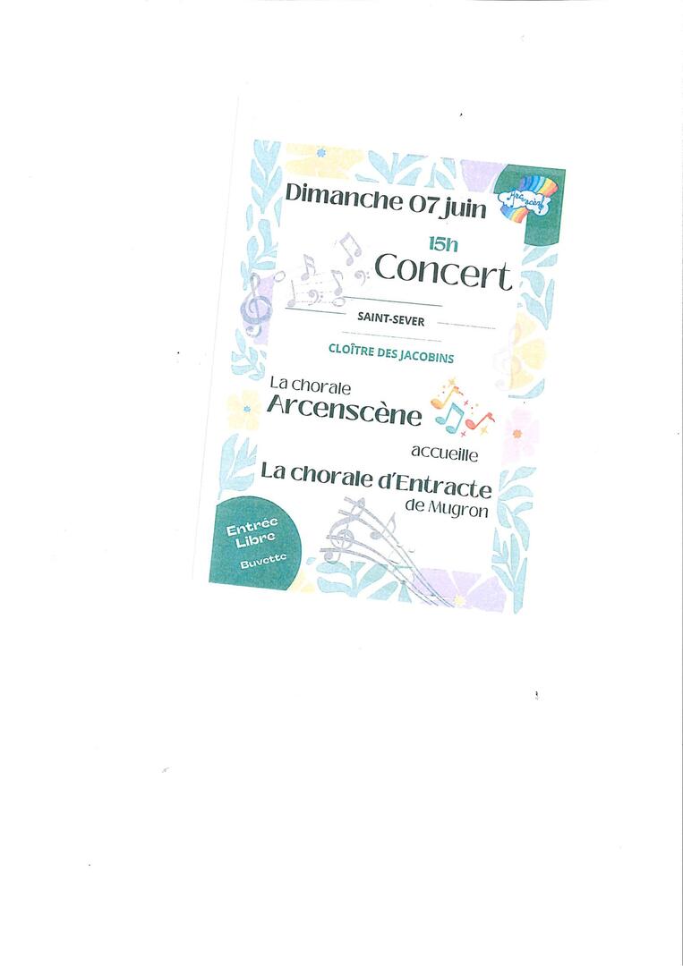Concert chorale mugron