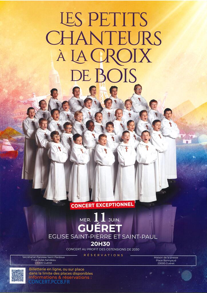 Concert des petits chanteurs à la croix de bois
