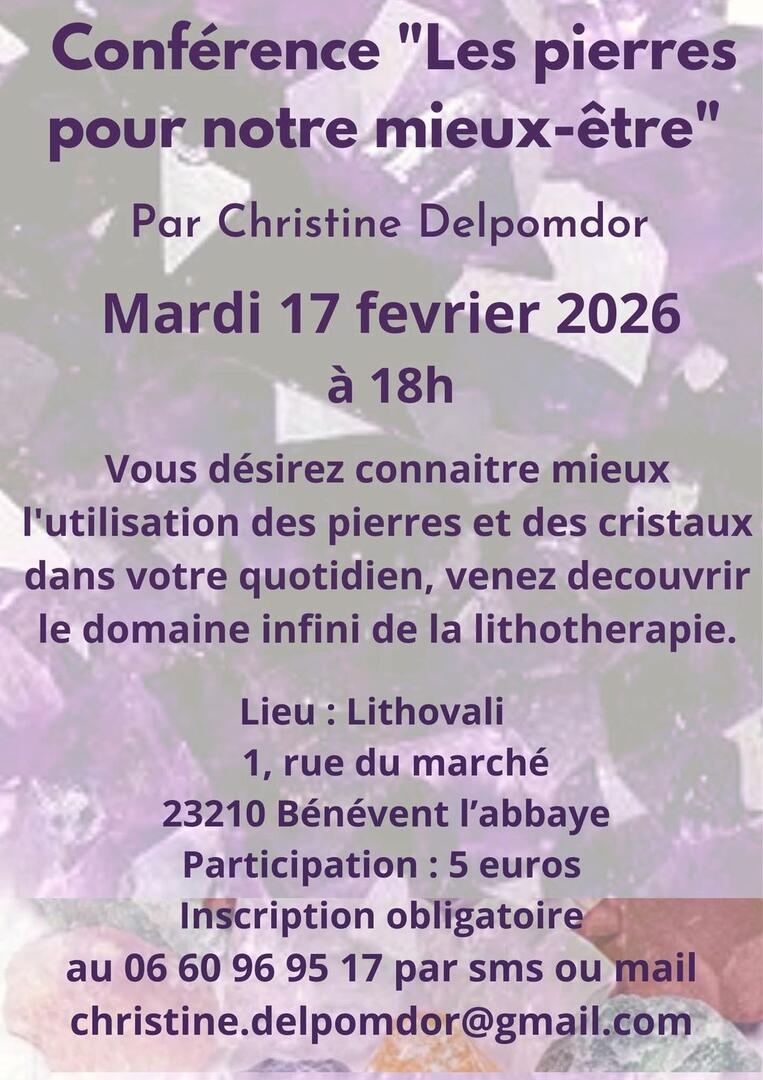 Conférence Les Pierres