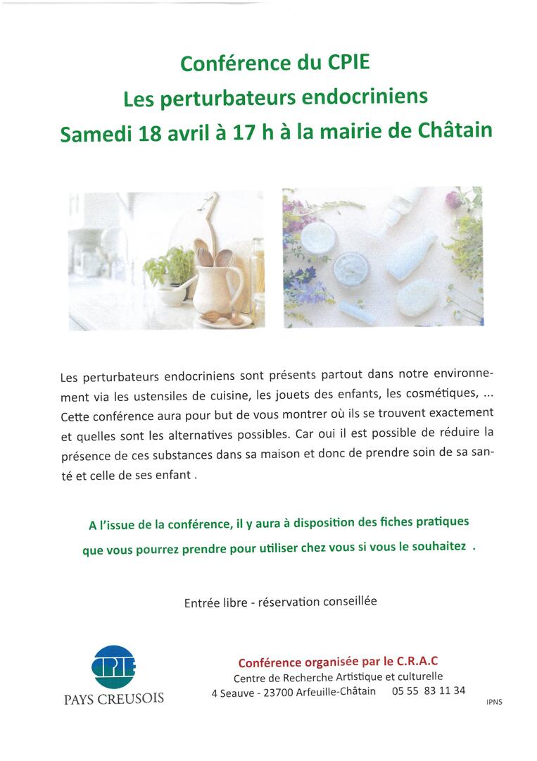 Conférence Perturbateurs