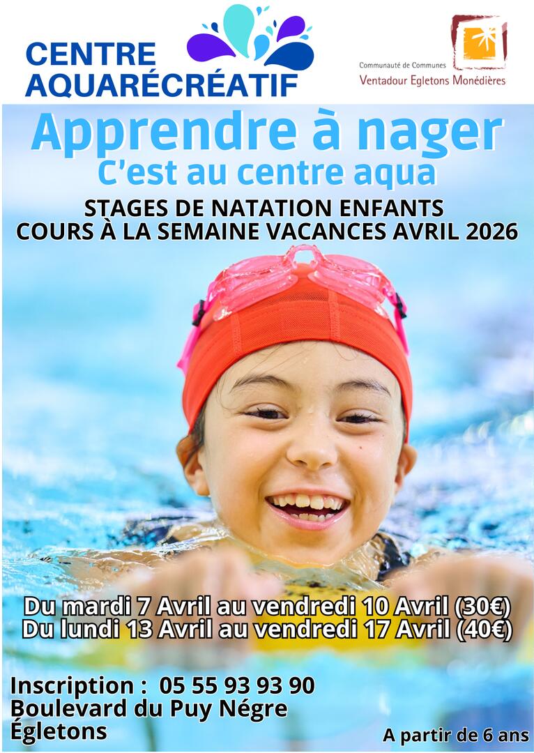 Stages de natation
