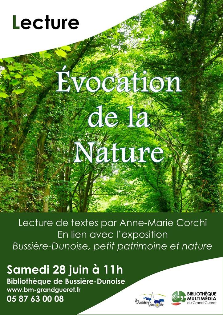 Evocation de la nature