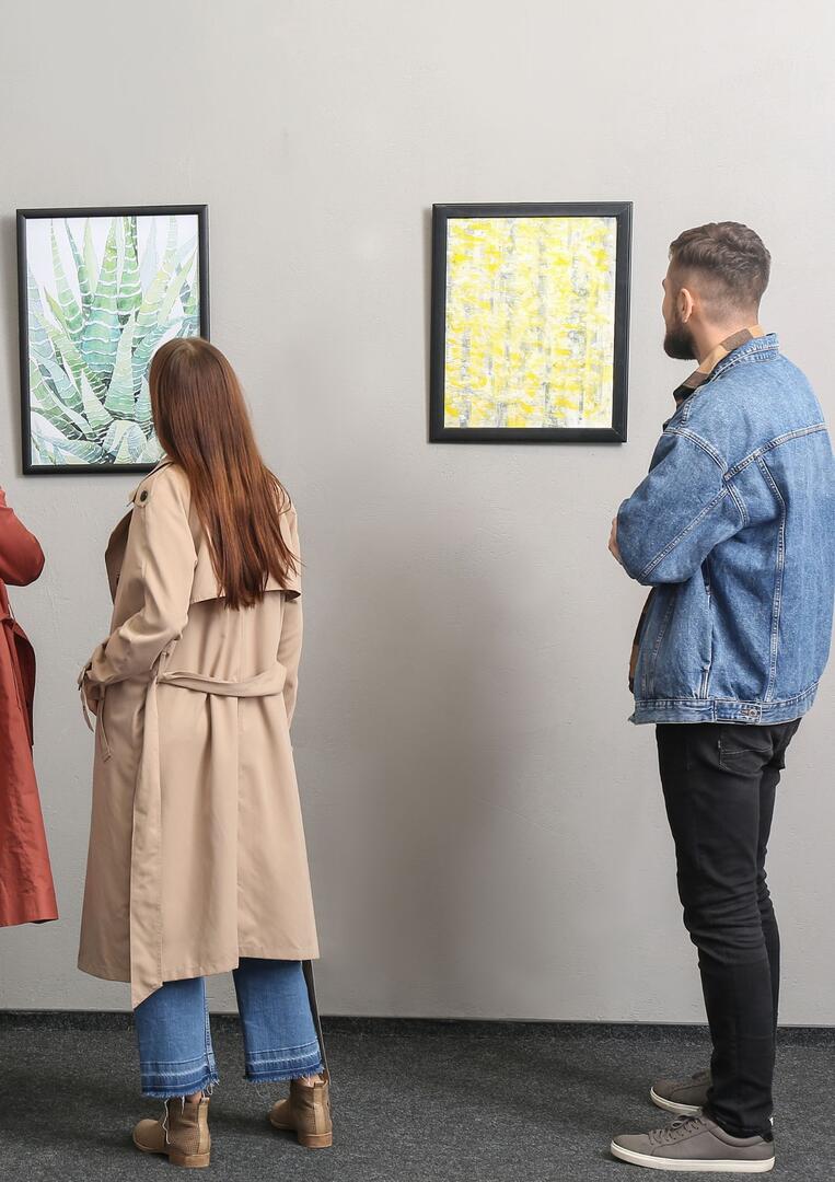 Green Abstract Blank A4 Document Page Border - 1