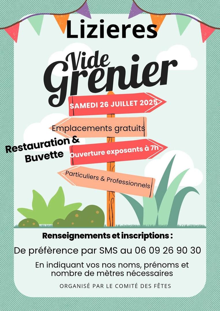 Vide Grenier Lizières