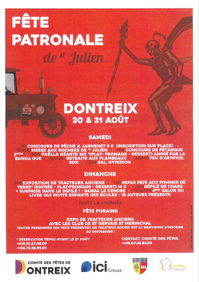 Fête Patronale 30 et 31 Aout