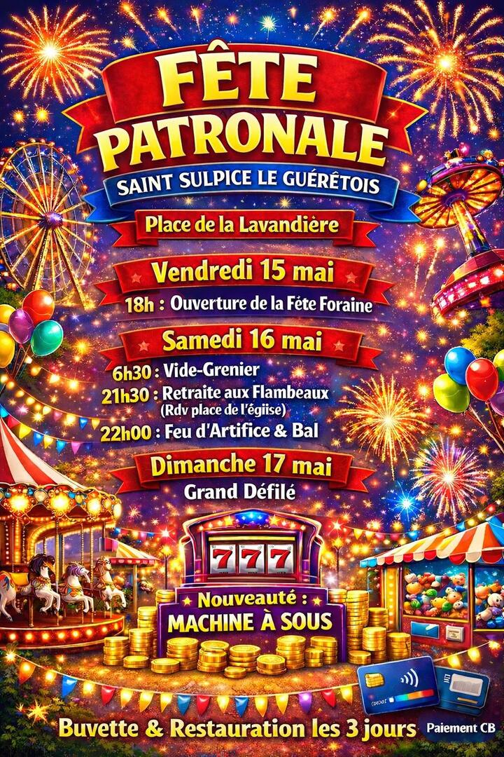 Fete patronale st sulpice le gueretois