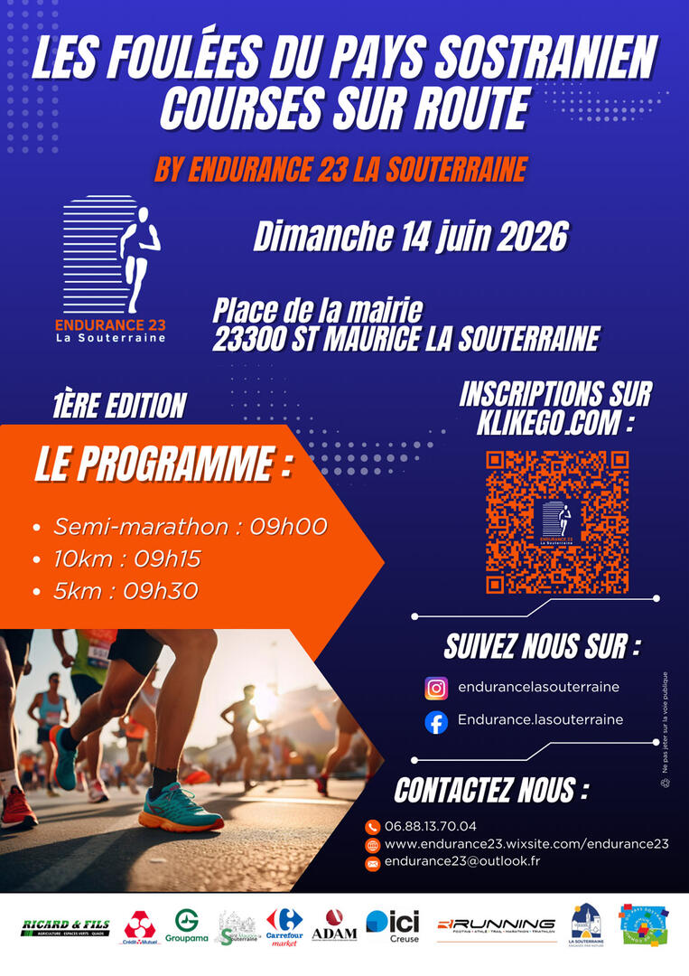 Foulées du Pays Sostranien affiche 2026