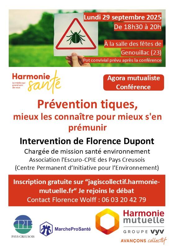 Flyer Conférence Lyme Genouillac 1 JPG