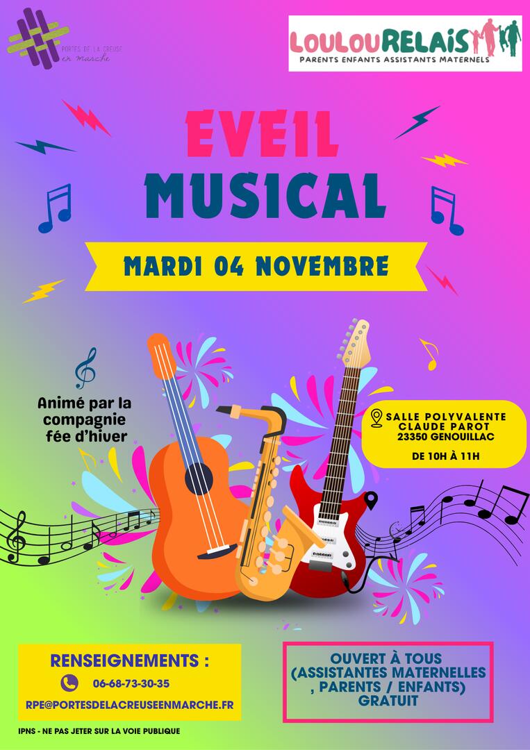 Flyer éveil musical - 1