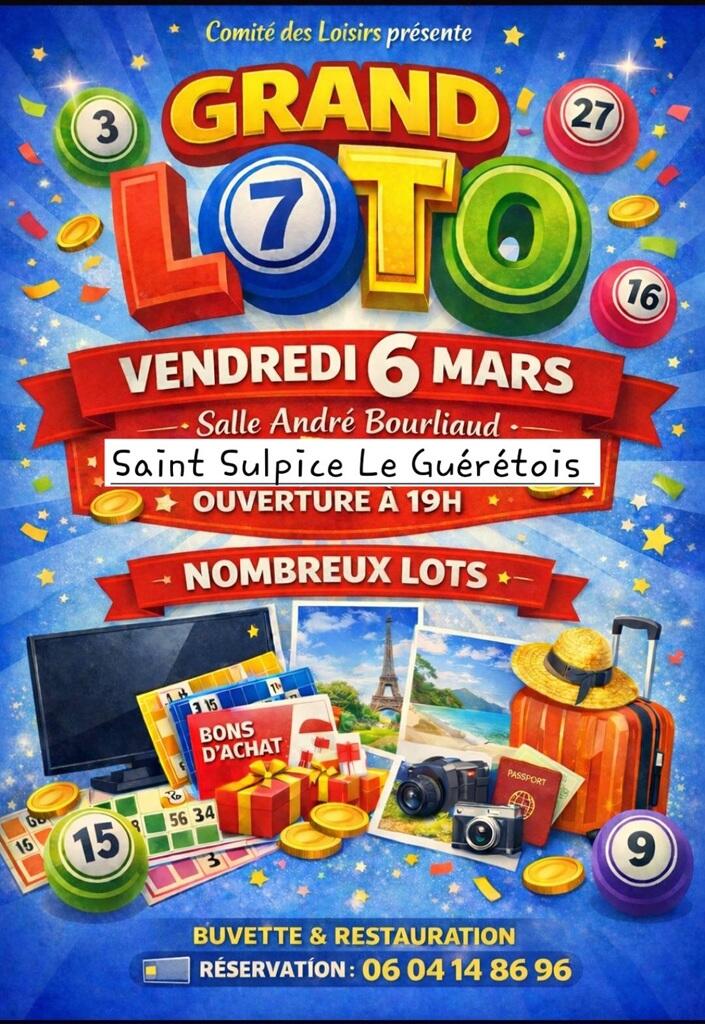 Grand Loto St Sulp le Gtois