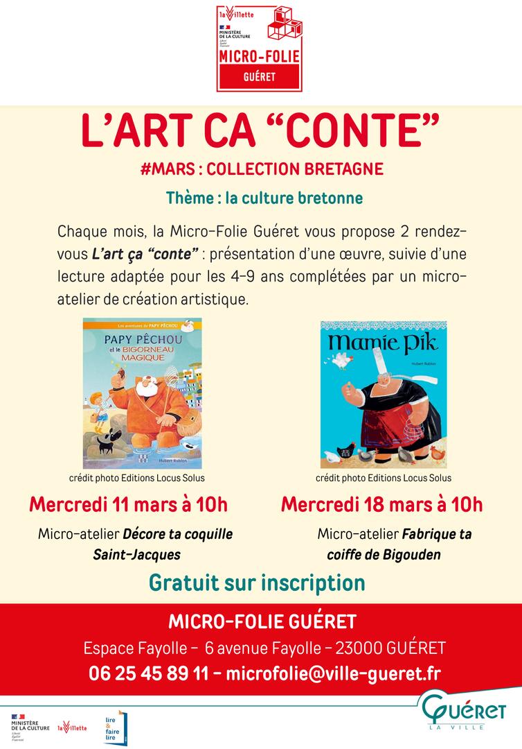 L'art ça conte - mars 26