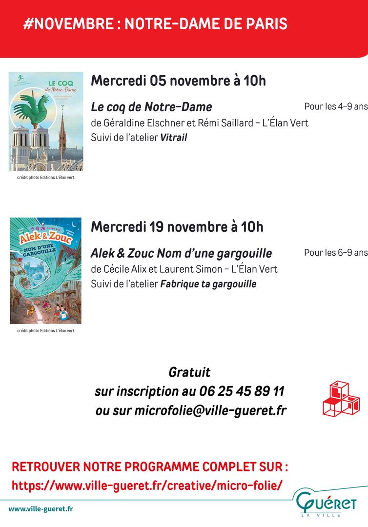 L'art ça conte - novembre