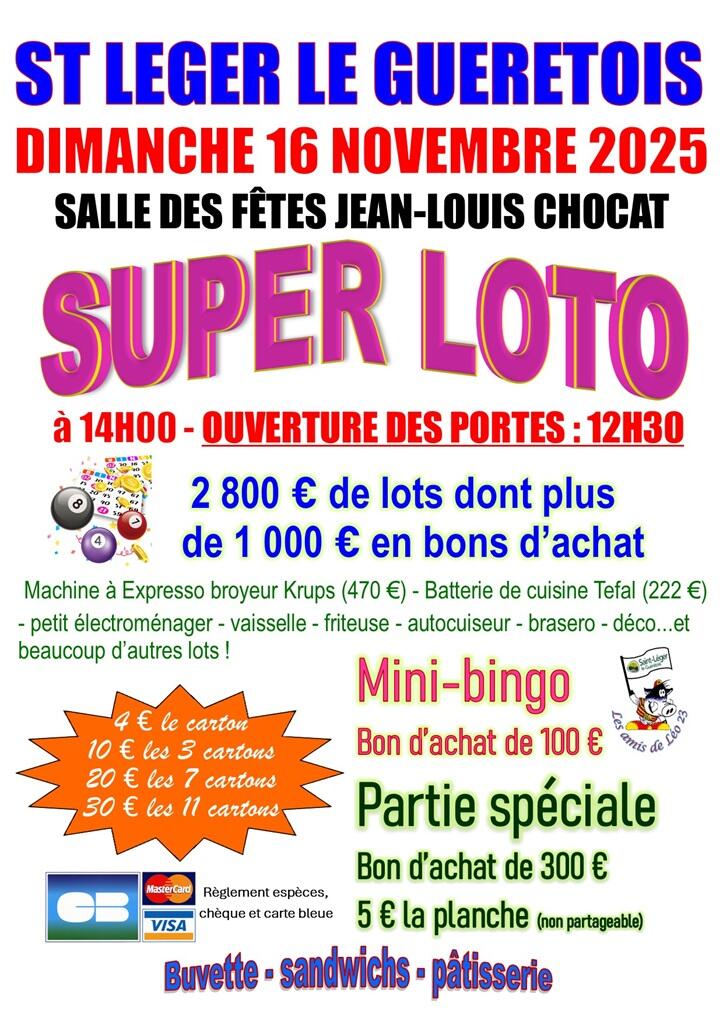 Super Loto St Léger le Guérétois