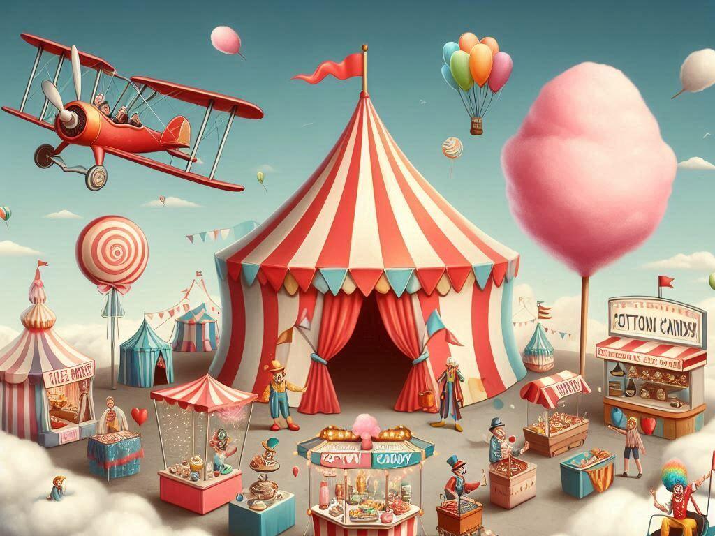 Brocante théme cirque