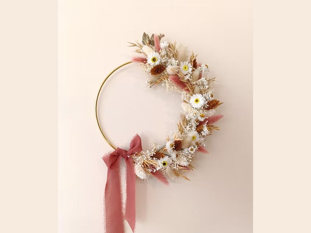 Demi-Couronne fleurie