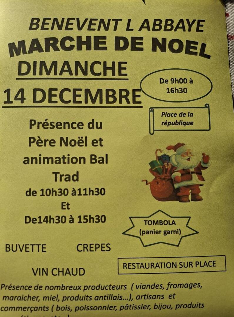 Marché Noel Bénévent