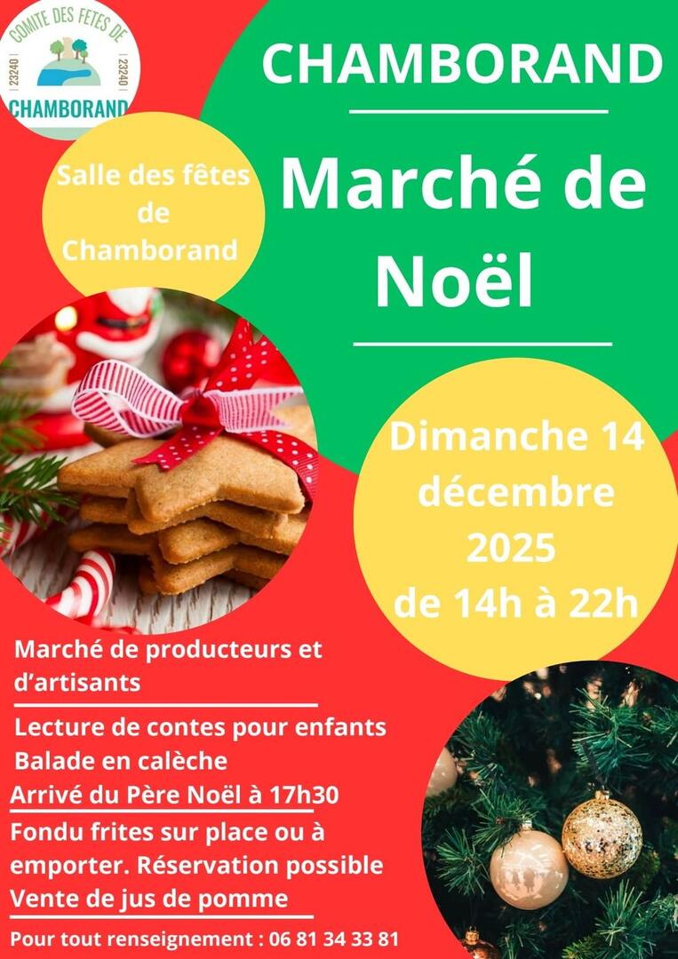 Marché Noel Chamborand