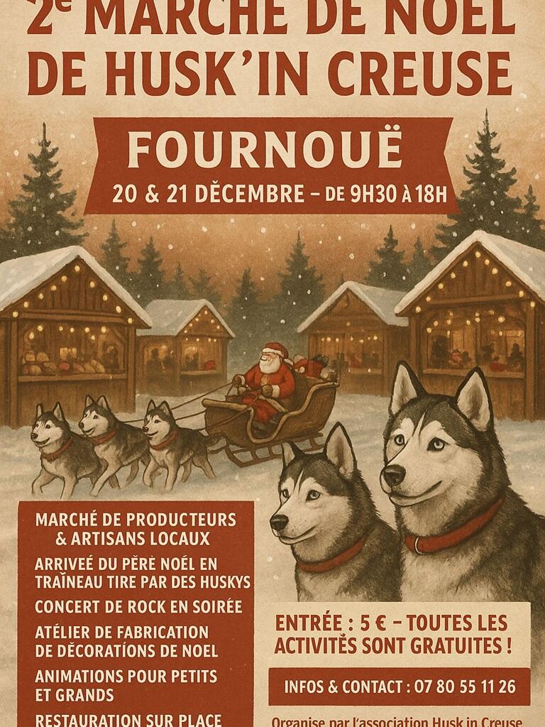 Marché Noël Huskin Creuse