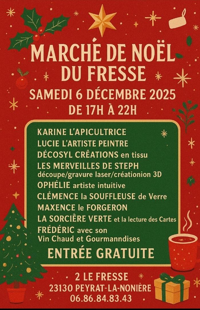 Marché de noel fresse