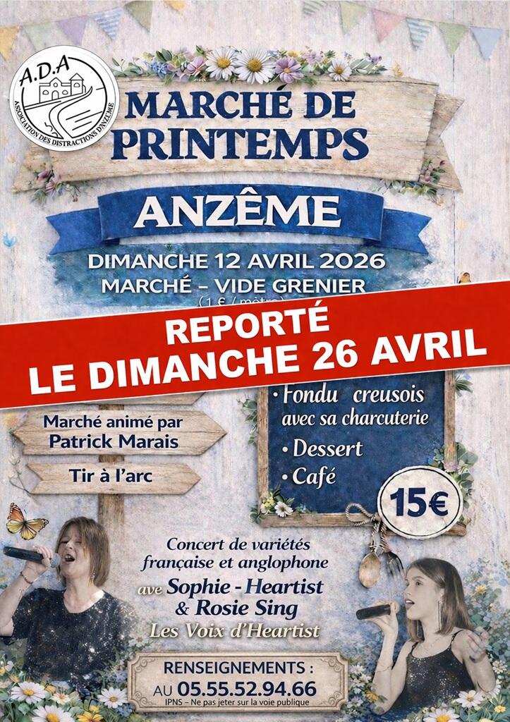 Marche de printemps Anzême