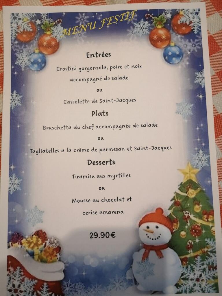 Menu Festif