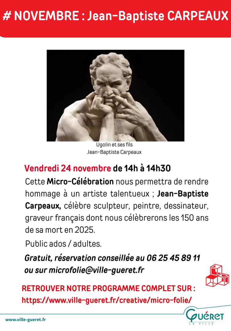 Micro célébrations carpeaux