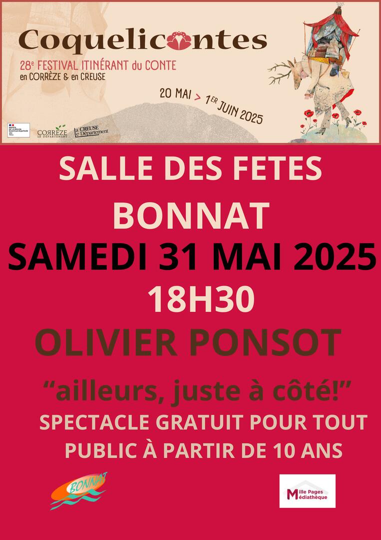 OLIVIER PONSOT, coquelicontes 2025 - 1