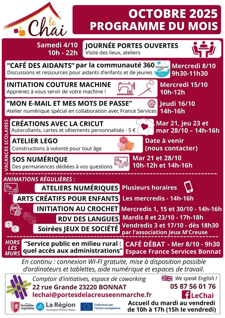 Programmes mensuels 2025 - 1