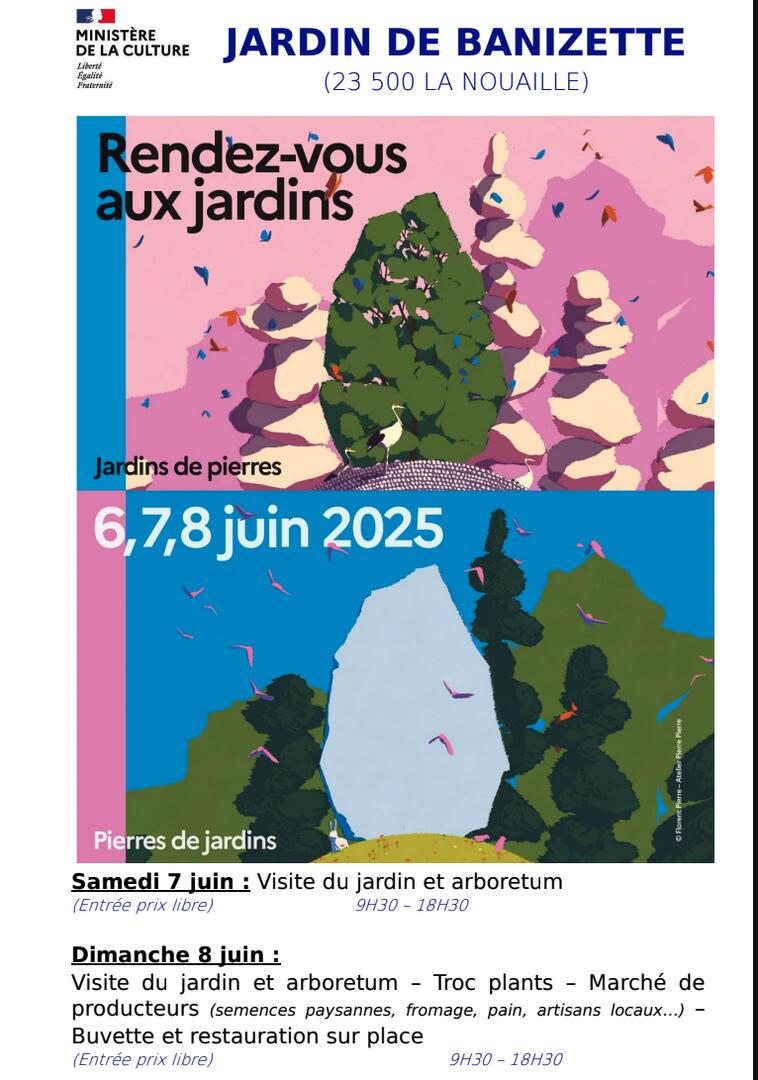 Rdv jardins 2025 Banizette