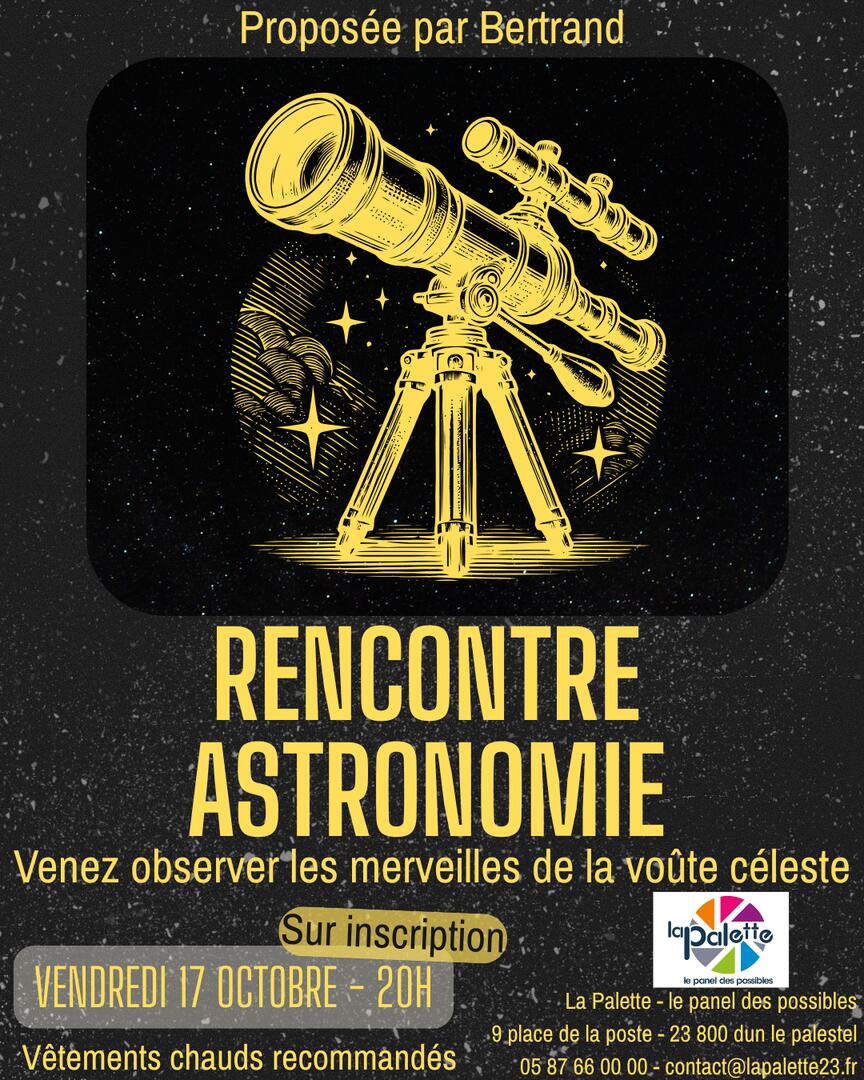 Rencontre astronomie - 1