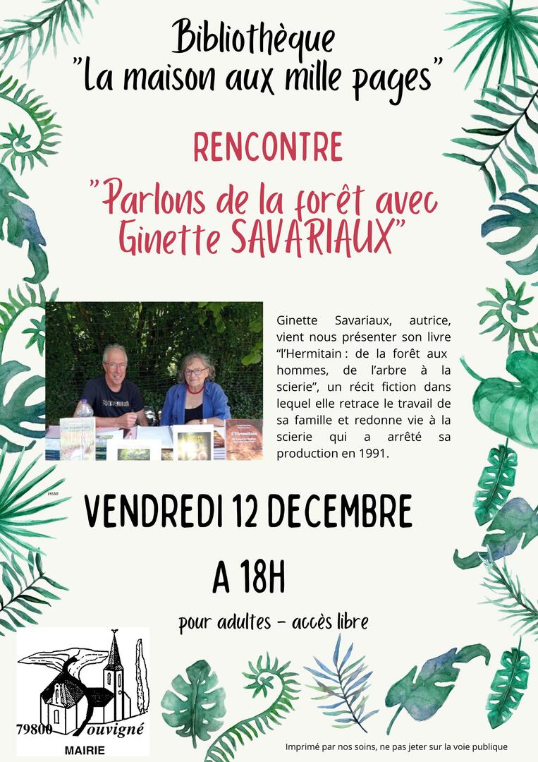 Rencontre d’auteur - 1