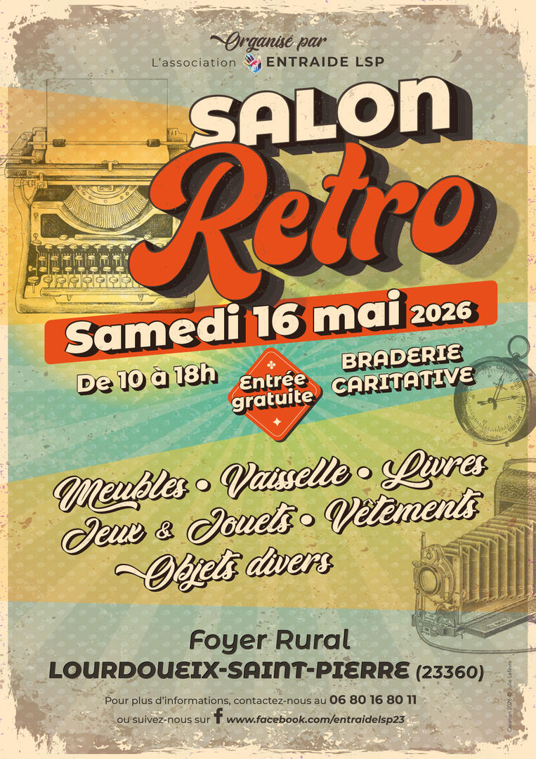 Affiche SALON RETRO