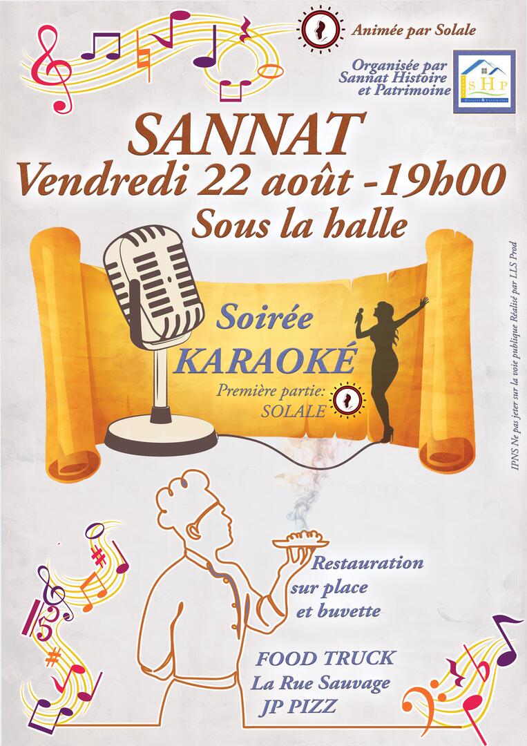 Soirée Karaoké 22 aout