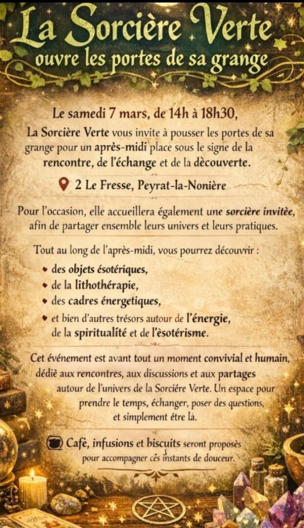 Sorcière Verte le 7 mars