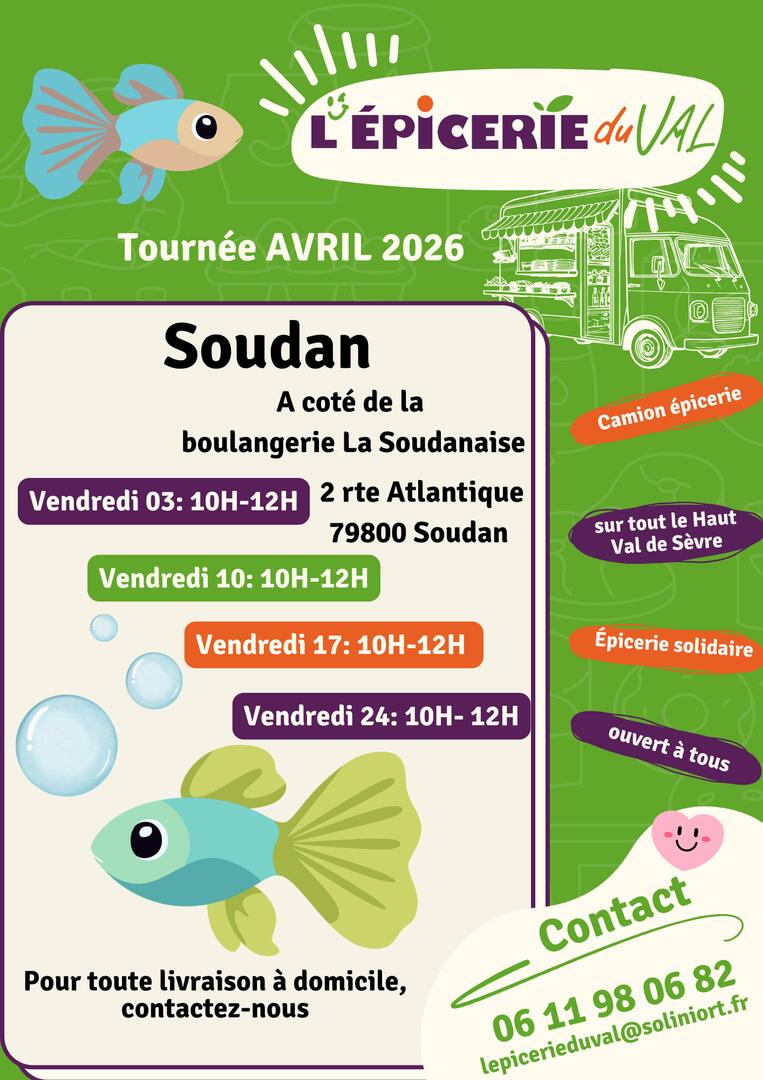 Soudan Tournée Avril 2026