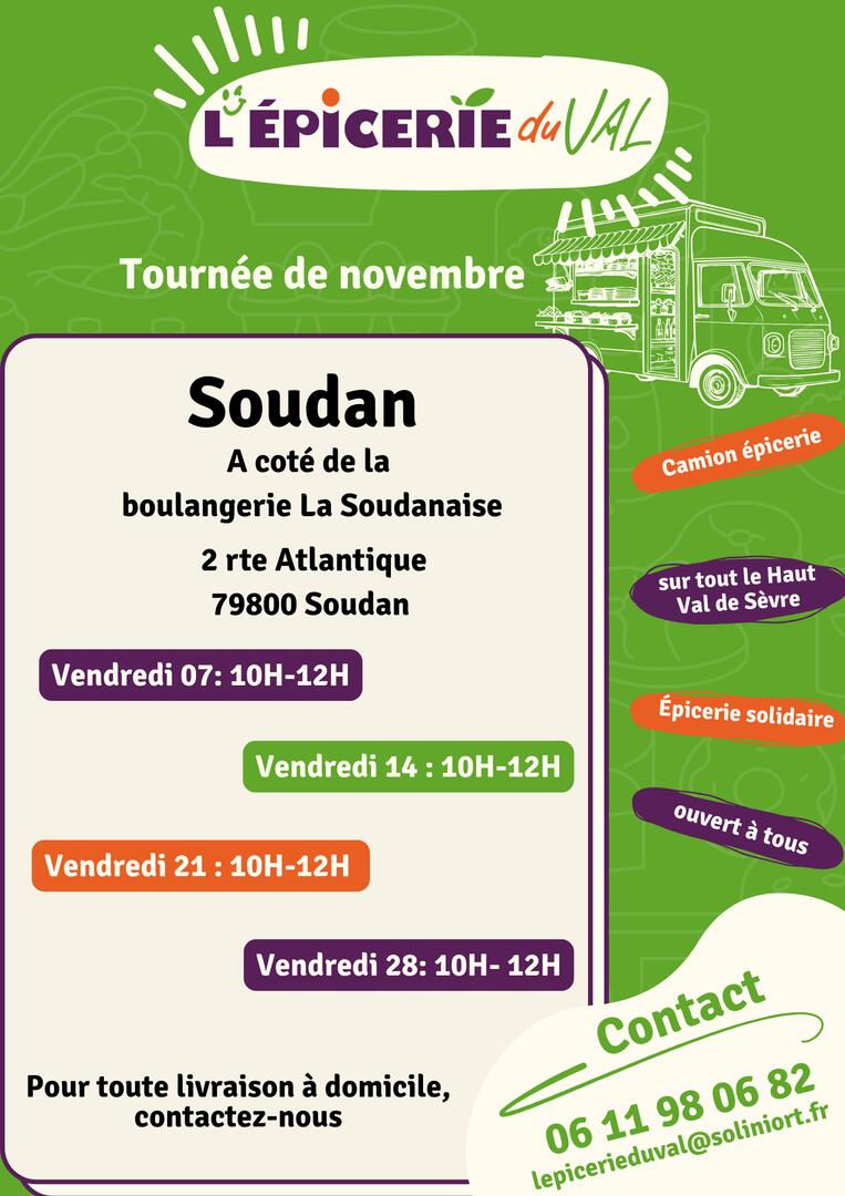 Soudan Tournée novembre 2025