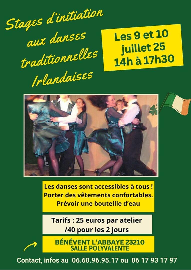 Stage Danses Irlandaises
