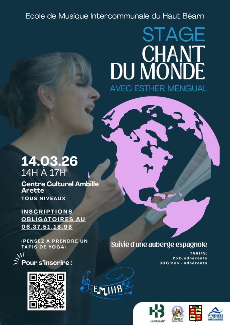 Stage chant du monde