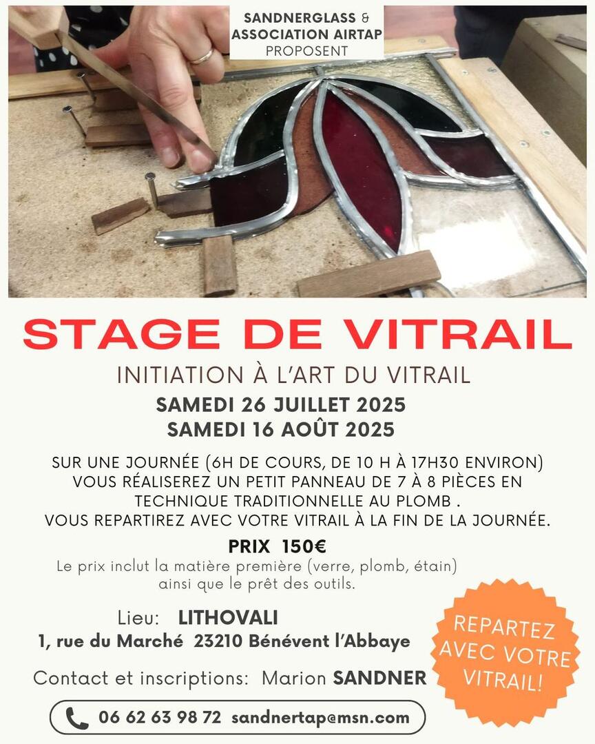 Stages de Vitrail