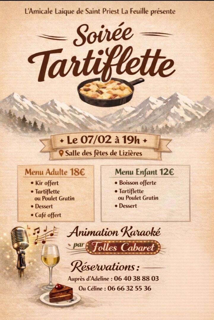 Tartiflette et Karaoké