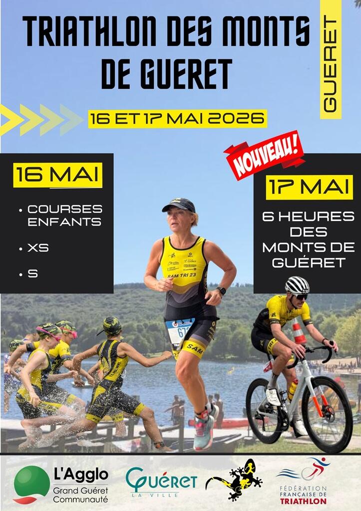 Triathlon des monts de Guéret + 6h des MDG