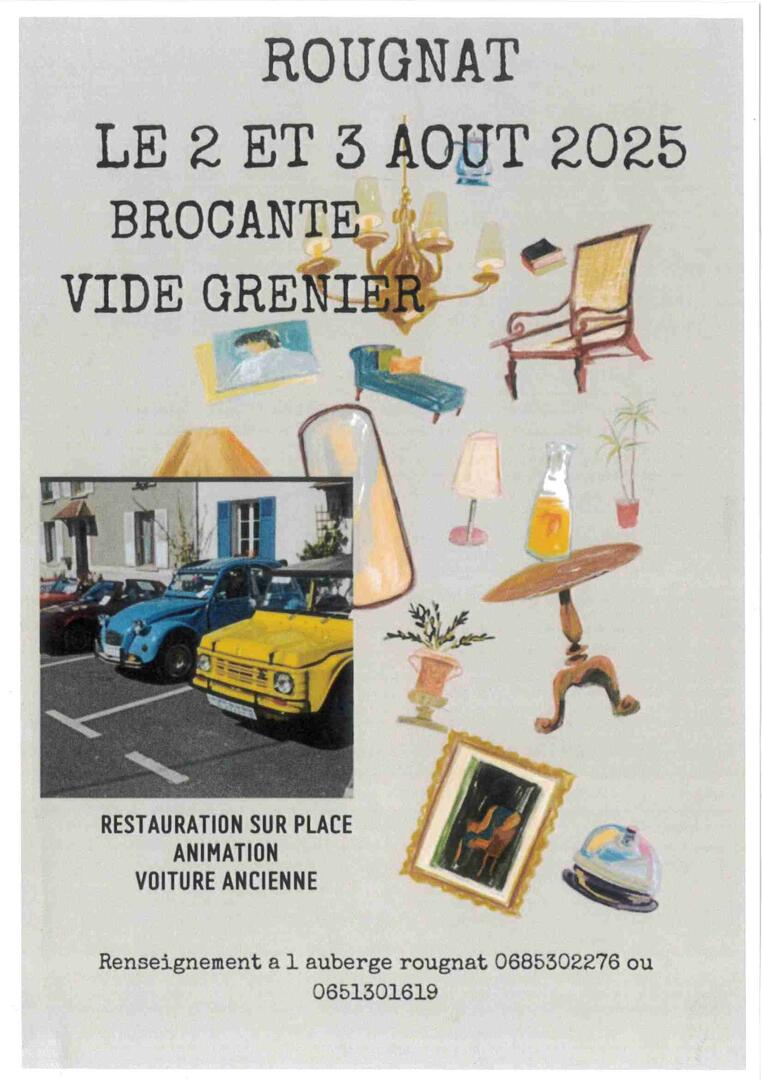 Vide grenier brocante la bonne auberge